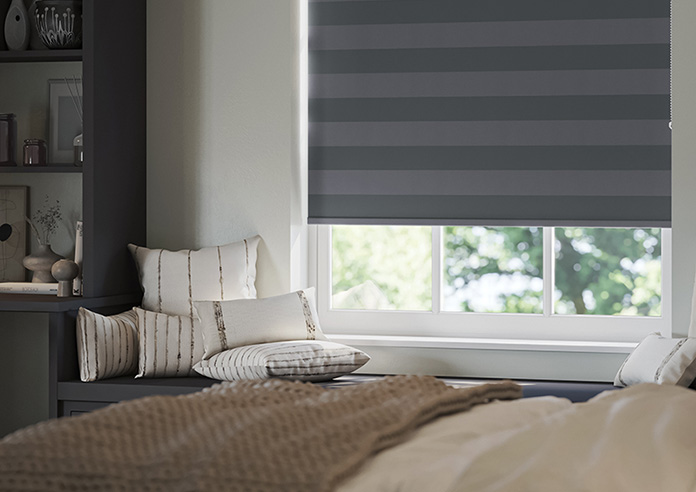 Regal (Blackout), Lead Grey - Twist&Fit Roller Blind - Image 5